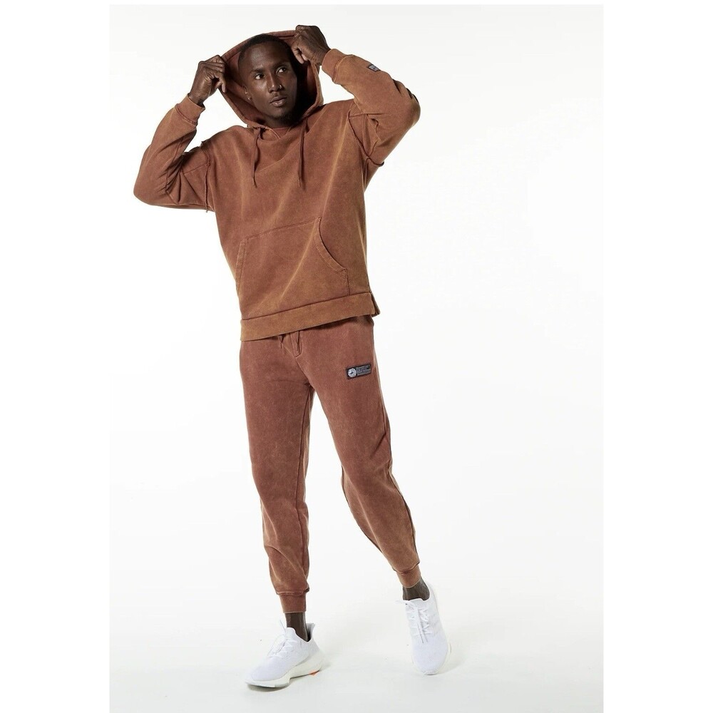 Alphalete Men’s Terry Oversized Hoodie - Bloodstone, Size Large